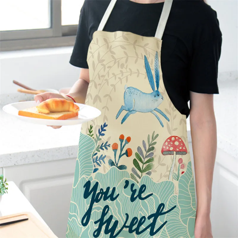 Фартук для кухни родителей и детей фартук с принтом пасхальных яиц кролика без