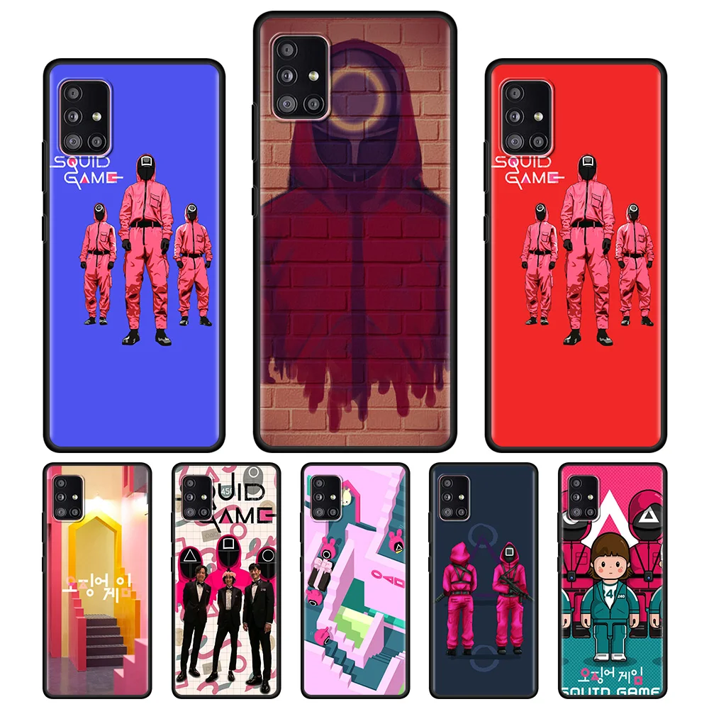 

Horro Squid Game Case For Samsung Galaxy A03 A13 A51 A71 A72 F42 A22 A32 A52 A21s A41 A31 A21 A12 A11 A02s A02 Capa