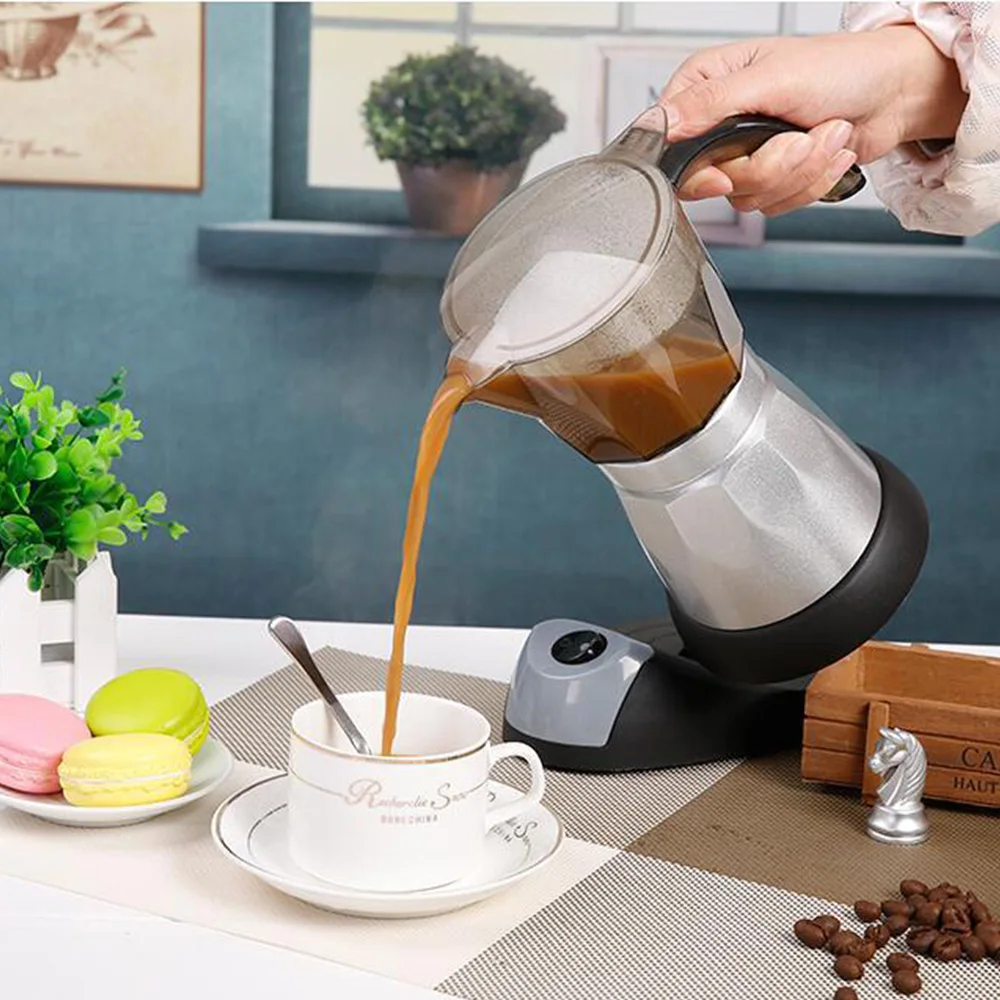 Портативная электрическая кофемашина кофейная машина из нержавеющей стали