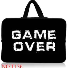 Game Over Laptop Handbag Sleeve Case  Bag Notebook Carrying Case For 13 14 15.6 17 inch Macbook Air ASUS Acer Lenovo Dell