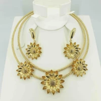 diverse selection of stylish wedding dubai african jewelry collection gold necklace earrings romantic woman bride jewelry