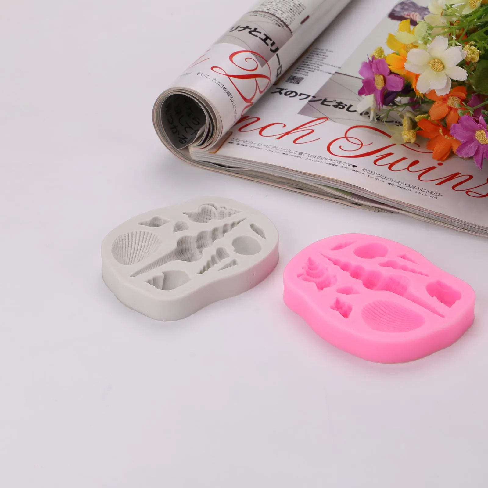 3D Морская ракушка Звезда помадка форма лошадь силиконовый кекс для шоколада