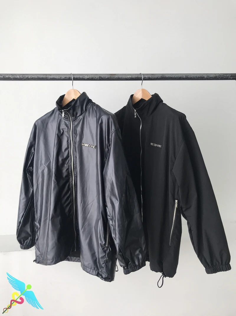 

High Street WE11DONE Jacket Men Women High Quality Smooth Fabric Reflective Jackets WellDone Fashion Casual Windbreaker Coats