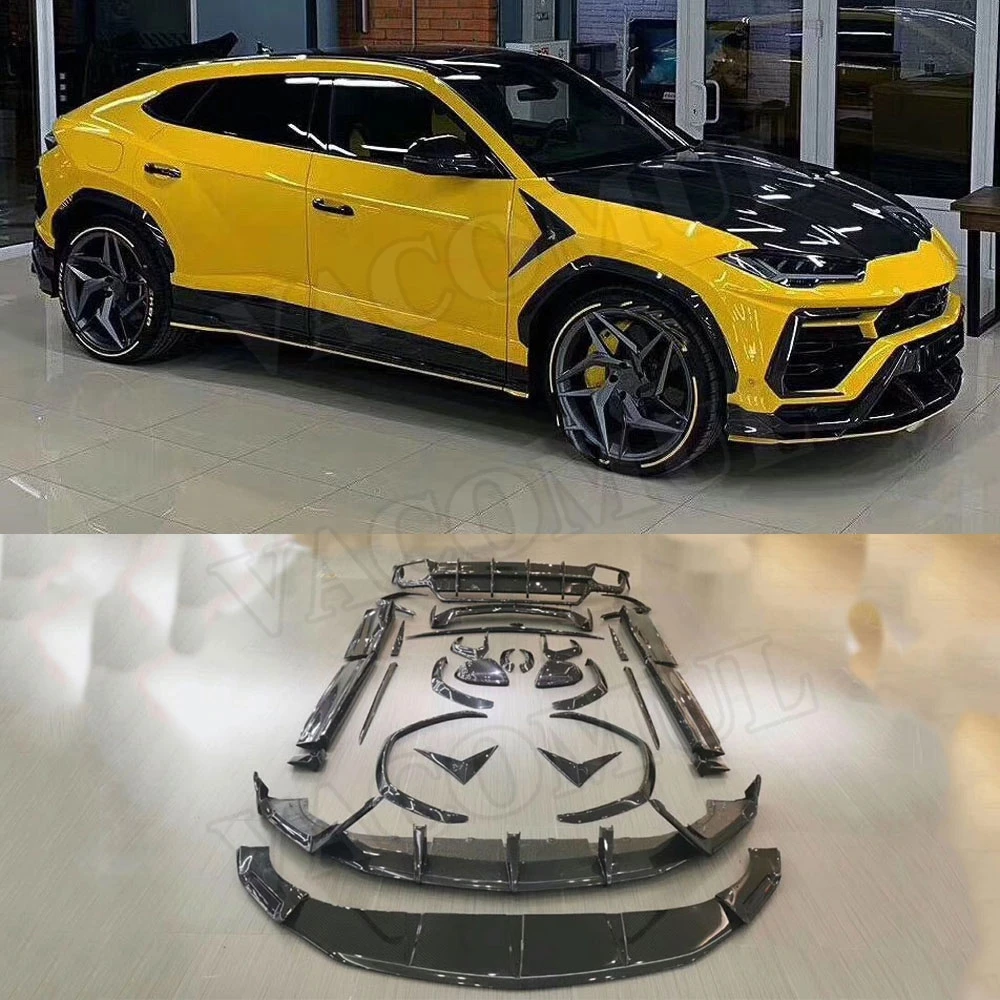 Чехол для Lamborghini Urus Body Kit Car Styling из сухого углеродного волокна передний задний