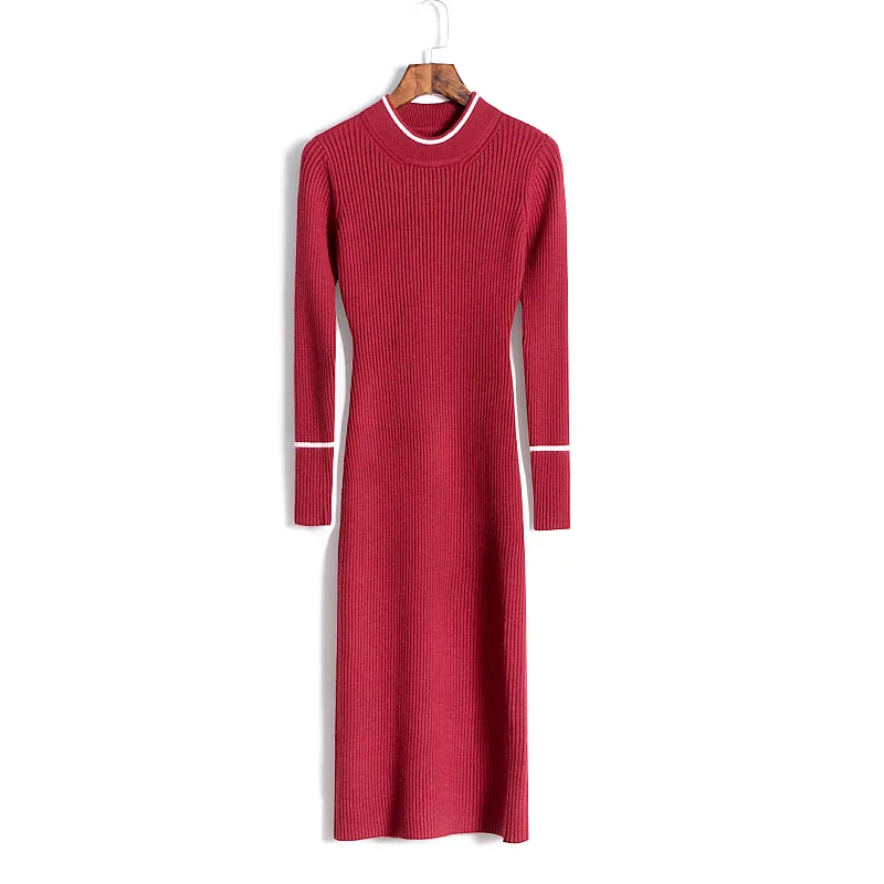 

Ukraine Women Dress Promotion Zanzea 45% Cashmere + 30% Wool Knit Woman 2020 New Long-sleeved Slim Sexy Bag Hip Fashion Female