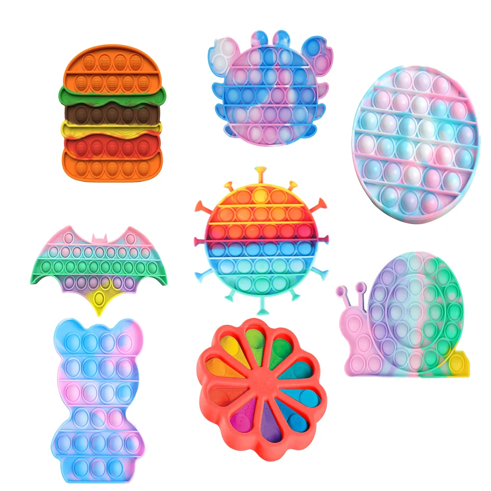 

Push Pops System Its Bubble Hot Air Balloon Car Color Fidget Toys Autism Special Needs Sensory Anti-stress Relief Toy Kids Toys