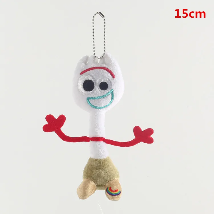 Серый Фильм Pixar «История игрушек», «4 Forky Вуди Базз Лайтер Джесси плюшевый кролик Куклы Мягкие плюшевые игрушки украшения 20/35/45 подарки для детей - Цвет: Серый