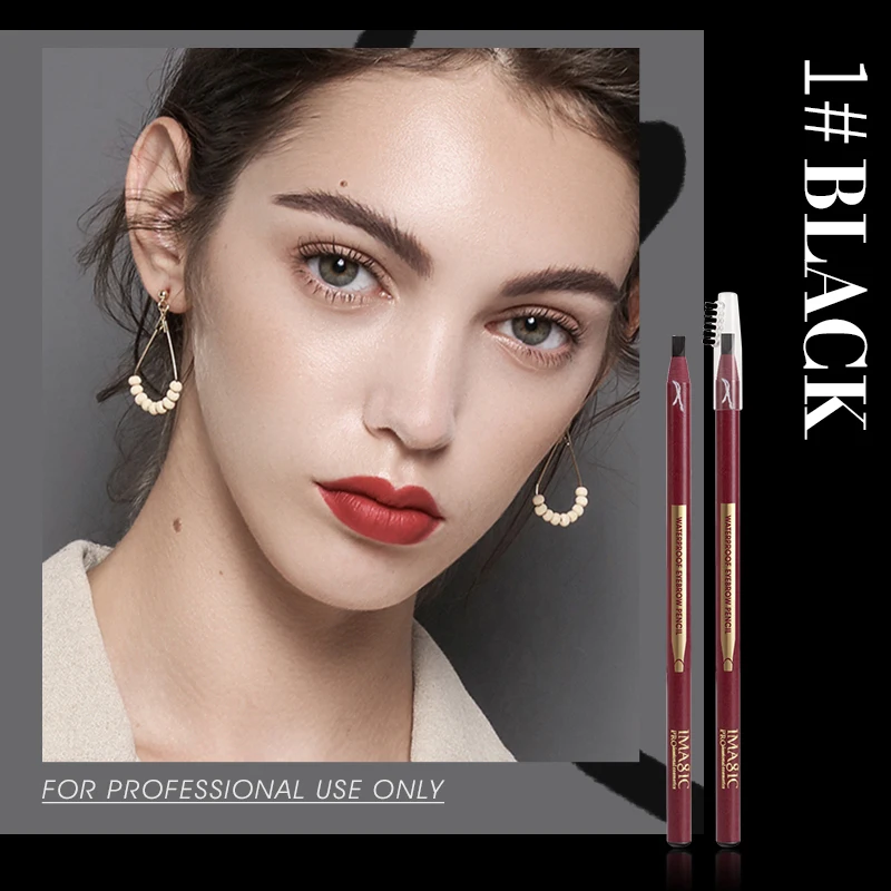 Карандаш для бровей водостойкий цветной 1 шт.