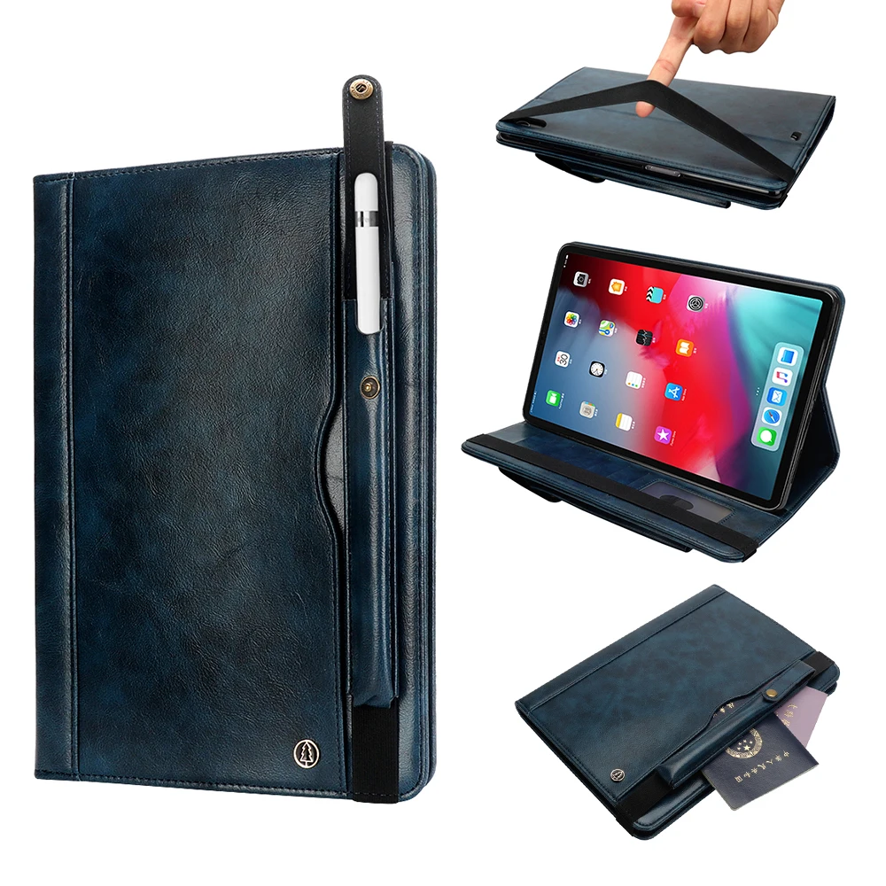 HYYGEDeal чехол для планшета s кошелек ID карман с ручкой Слот Чехол для Apple iPad Pro 12,9