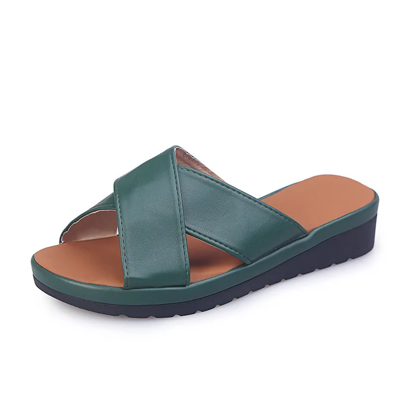 

Women Summer Slippers Casual Ladies Sandals Platform Non-slip Female Shoes Soft Wedge Outdoor Women Slippers Dropshipping Shoes