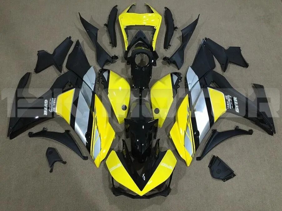 

Новый ABS литья под давлением полный обтекатель комплект подходит для YAMAHA YZF-R3 R25 2015 2016 2017 2018 15 16 17 18 на заказ Бесплатная желтый