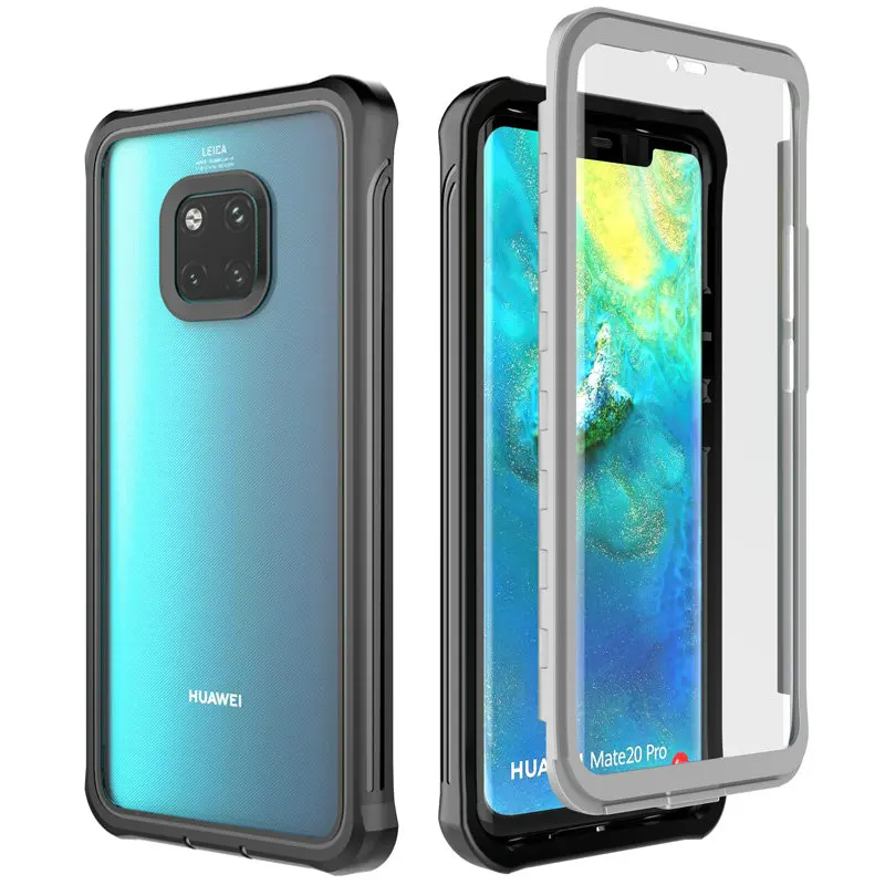 Чехол Mate20 Pro с кристаллами для Huawei Mate 20 прозрачная задняя панель 360 Защита 20Pro