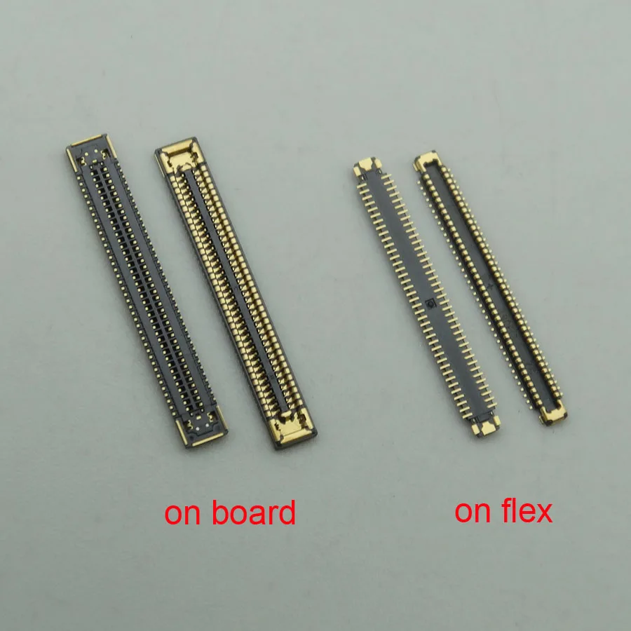 10pcs LCD Display Screen Flex FPC Connector For Samsung Galaxy A12 A125 A125F A125F/DS USB Charger Charging Contact Plug 78pin - купить по
