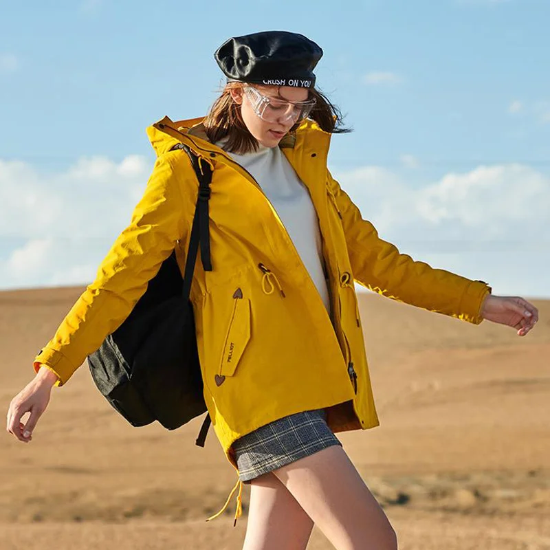 Pelliot туристическая Женская куртка зимние куртки softshell Ветровки