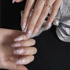 Накладные ногти Fairy жемчужины для украшения ногтей с клеем, 24 шт. в коробке