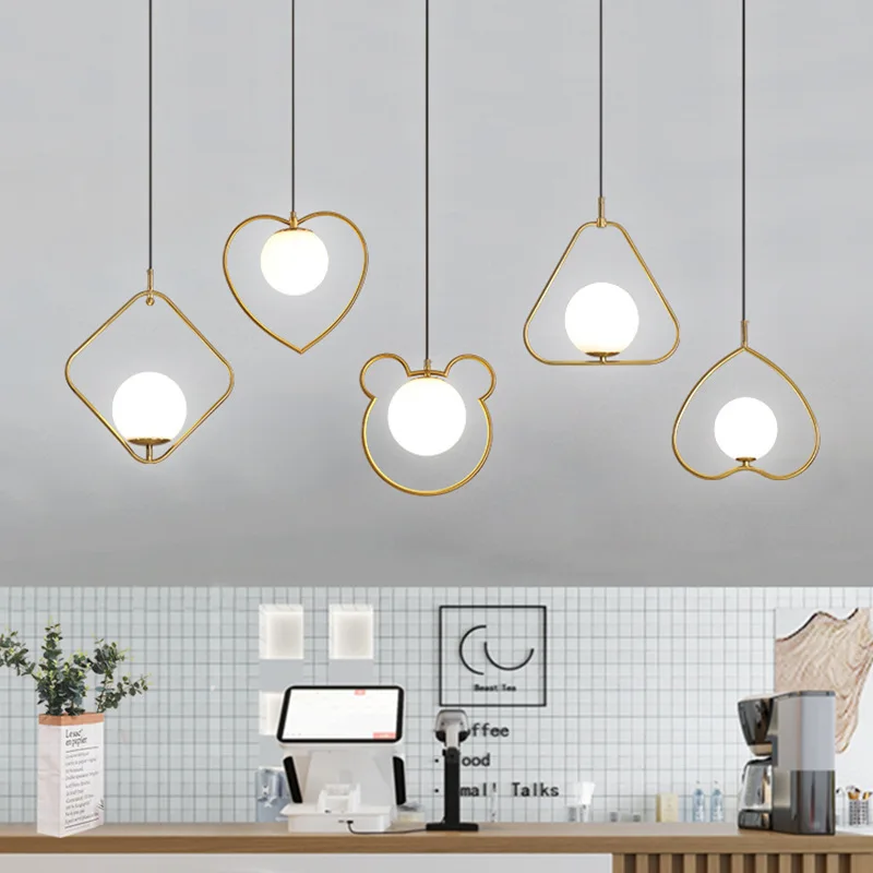 

modern led stone nordic lamp kitchen fixtures lumiere kitchen dining bar living room pendant light dining room light