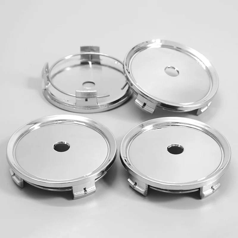 4 шт. 75 мм 70 Серебряная Центральная втулка колеса автомобиля крышка для 65