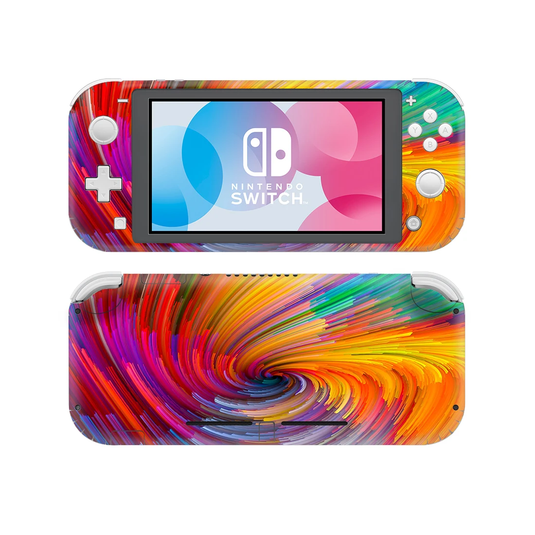Colorful Strap Line Style Vinyl Skin Sticker for Nintendo Switch Lite NSL Protective Film Decal Cover Skins 7 Styles Available |