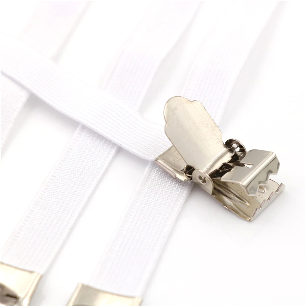 

Hot Sale 4pcs Ironing Board Cover Clip Fasteners Tight Fit Elastic Brace Ties Straps Grip Dropshipping