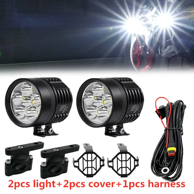 40 Вт Светодиодный вспомогательный светильник 6000 К супер яркий противотуманный