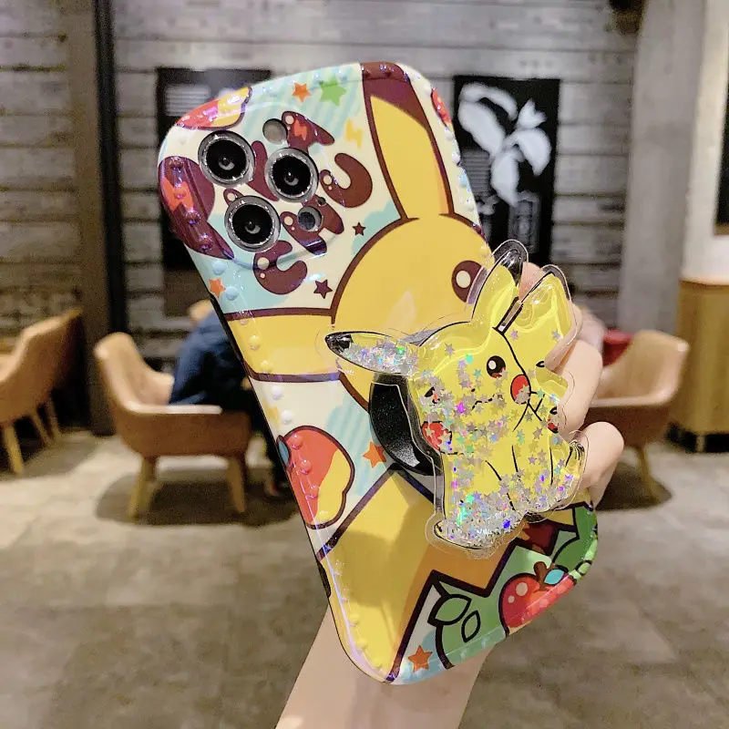 Новый чехол для телефона в стиле аниме Покемон Пикачу Iphone 13 12 11 Pro Max X Xs XSMAX 7 8 Plus