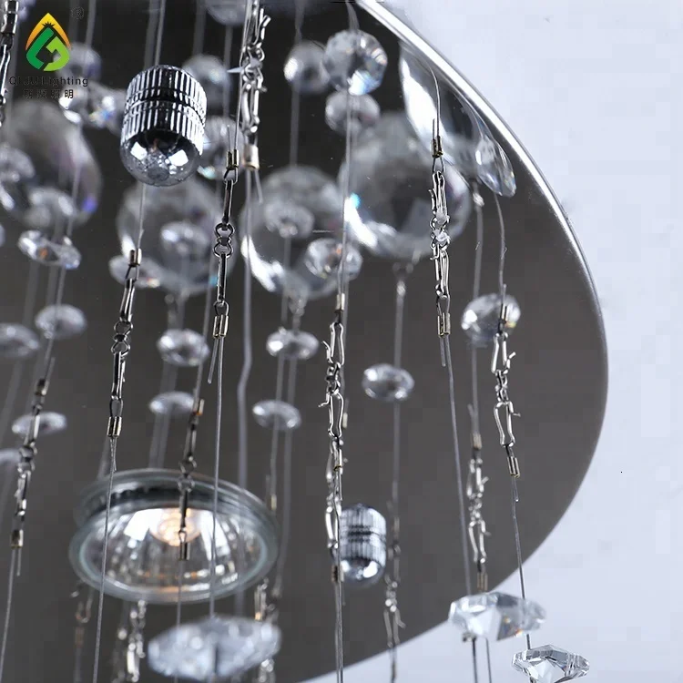 9 New Modern Lighting Pendant Lamp K Crystal Led Bulb Ceiling Kitchen Chandelier lustre pendente | Лампы и освещение