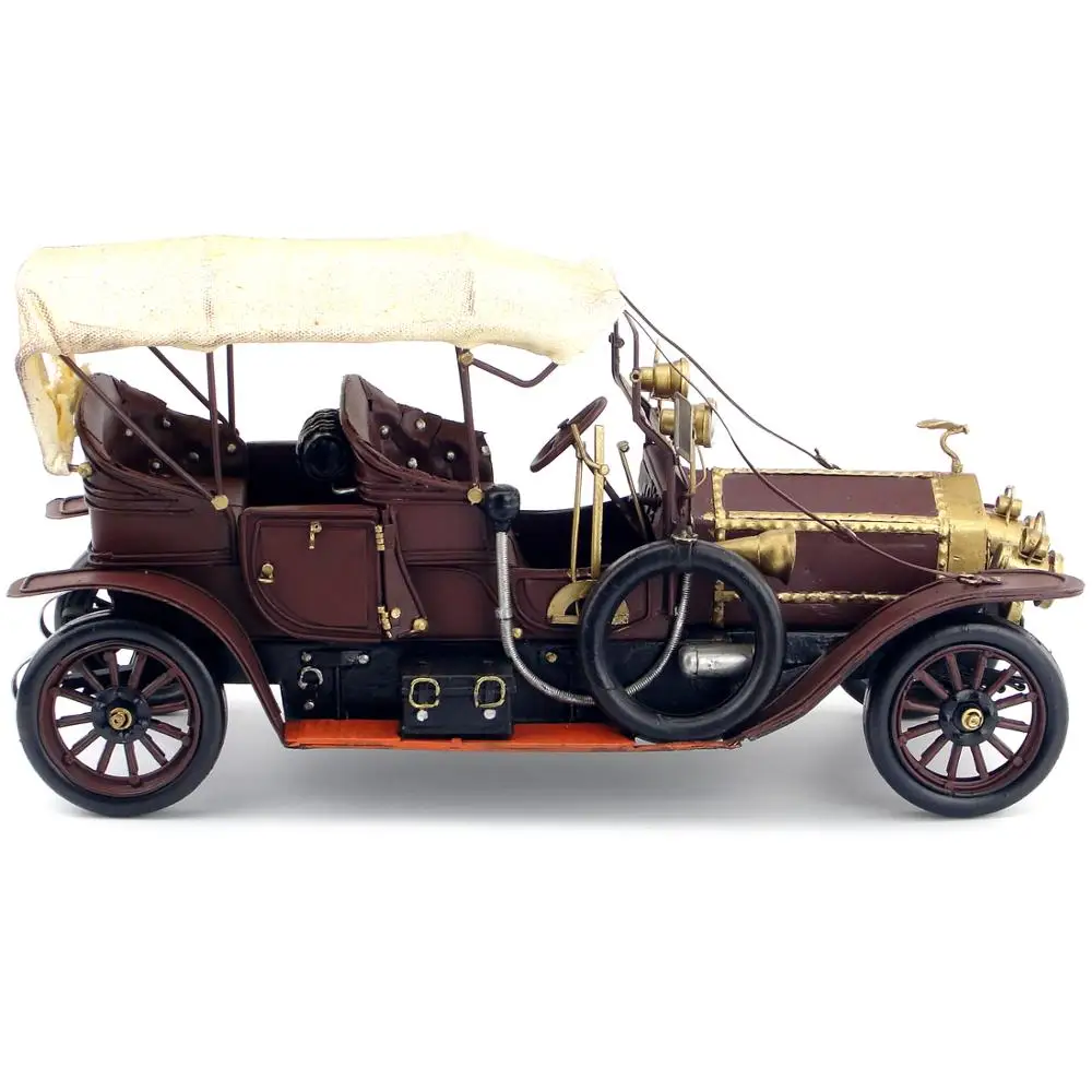 Античная классическая модель автомобиля Ретро винтажная кованая металлическая