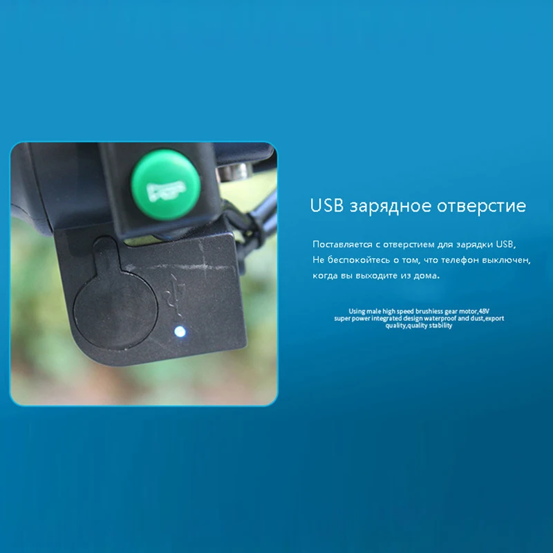 Миниатюрный Электрический велосипед двойной дисковый тормоз алюминиевый сплав