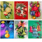 DIY 5d AB бриллиантовый рисунок Рождество Bell Tree вышивка крестиком квадратная круглая Алмазная вышивка мозаика ручная работа Стразы искусство