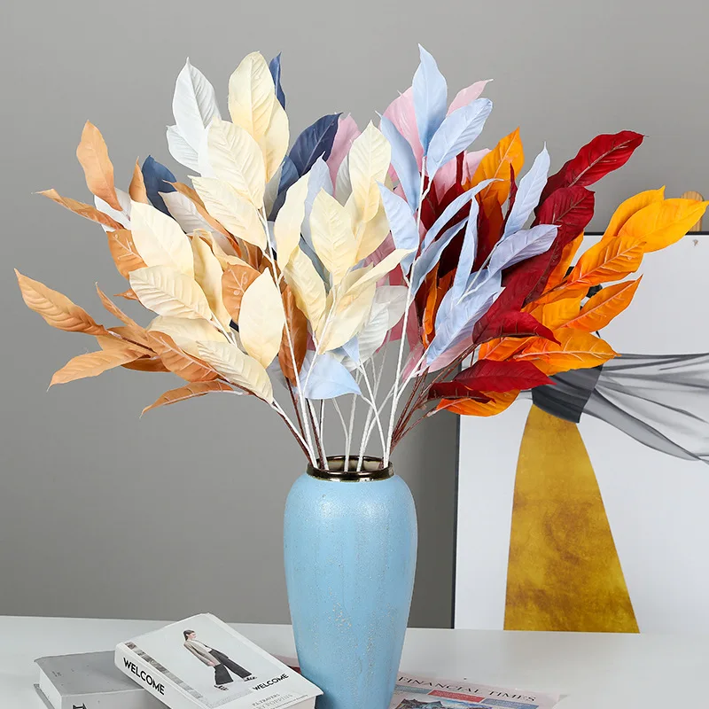 Имитация резиновых листьев 90 см | Дом и сад