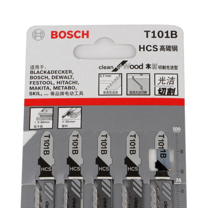 Bosch T101B лезвие для обработки древесины дерева алюминия металла резки