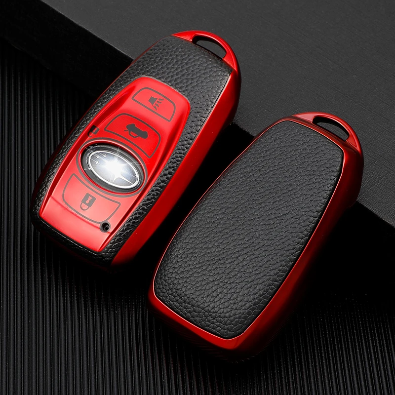 Car Key Case for Subaru XV BRZ Forester 2019 Legacy Outback Holder Protector Car Key Case Car Accessories