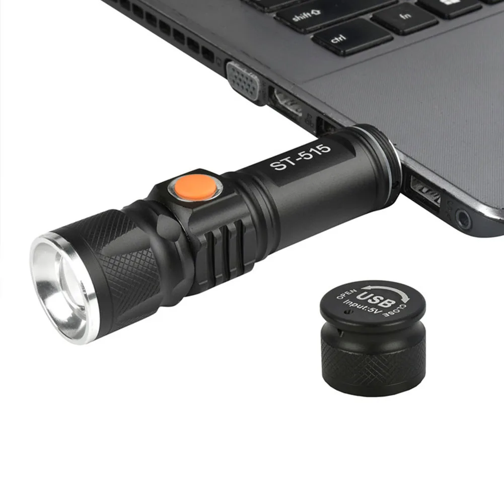

XML T6 Super Powerful Led Flashlight USB Rechargeable Torch Zoomable Tactical Lantern Camping Hunting Lamp Hand Light