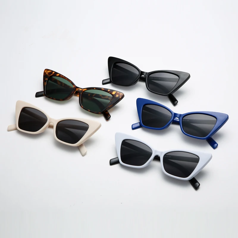 Новинка 2021 модные солнцезащитные очки кошачий глаз женские и мужские винтажные