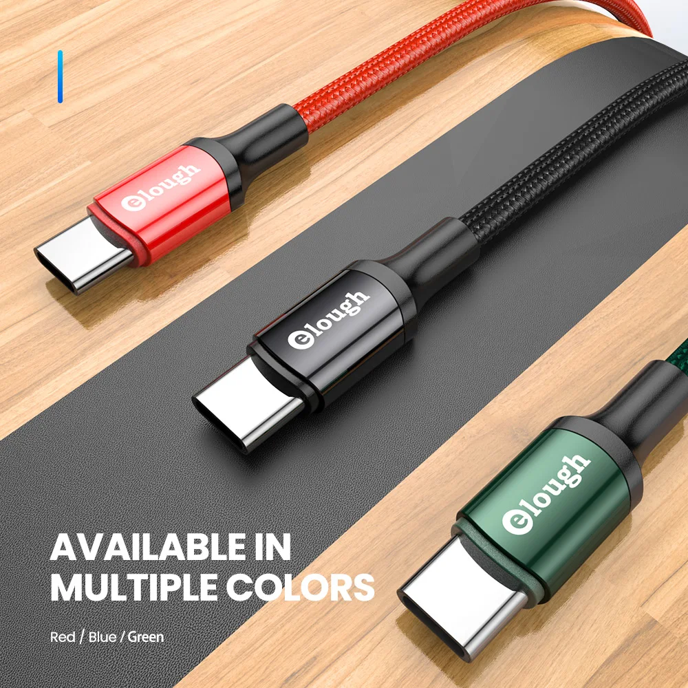 Кабель зарядный Elough USB Type-C 3 А м | Мобильные телефоны и аксессуары