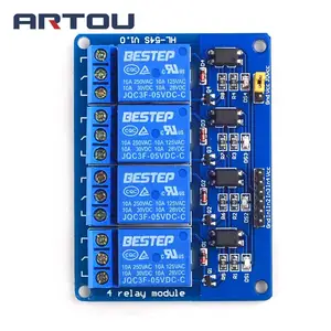 5V 4 Channel Relay Module Low Level Trigger with Optocoupler Relay Output 4 way Relay Module for Ard