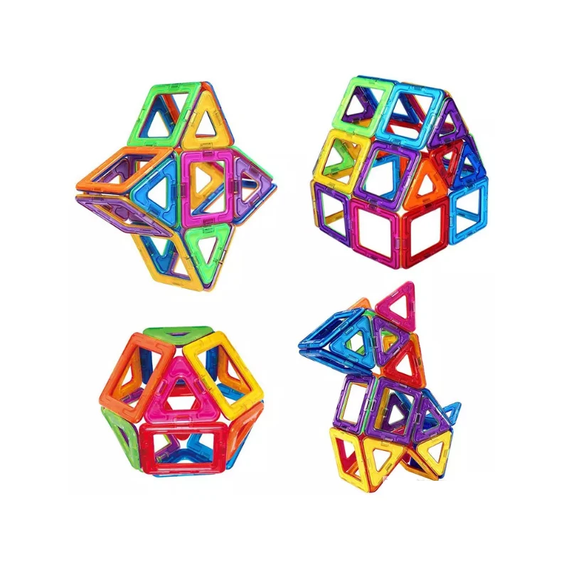 60 шт. стандартный 3d конструктор с магнитом комплект строительных моделей