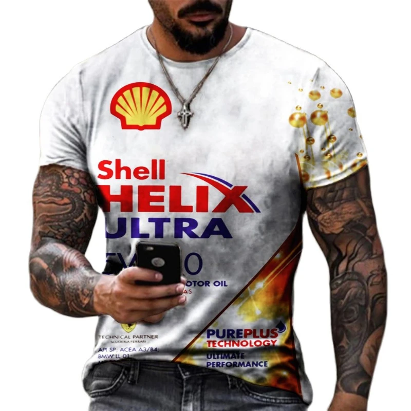 

Summer new American pattern men's T-shirt 3D printing oversized street casual quick-drying European hot-selling shirt