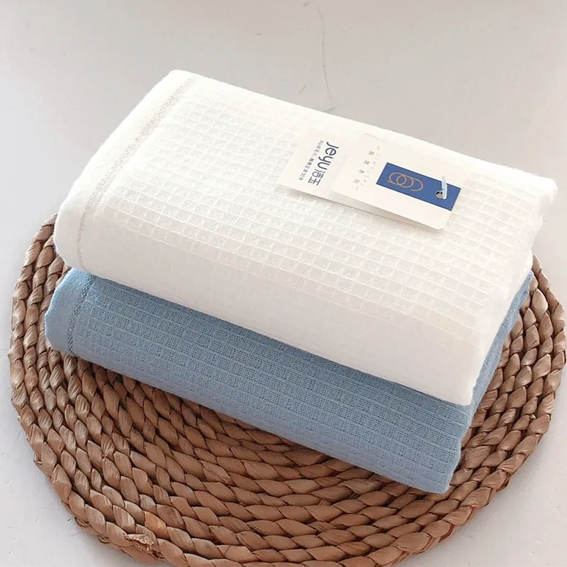 Плед полотенце японский Стиль абсорбент Аксессуары для ванной комнаты 100% хлопок