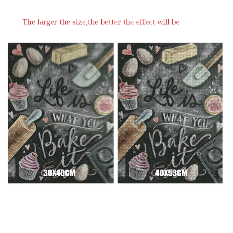 5D Diy Daimond Набор для рисования на доске кухни стразы вышивка цветок украшение