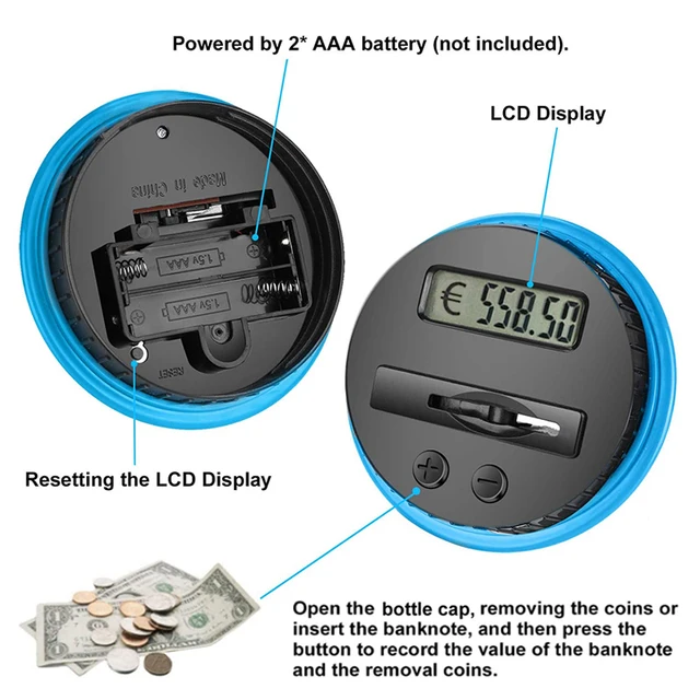 Large Capacity Electronic Piggy Bank 4