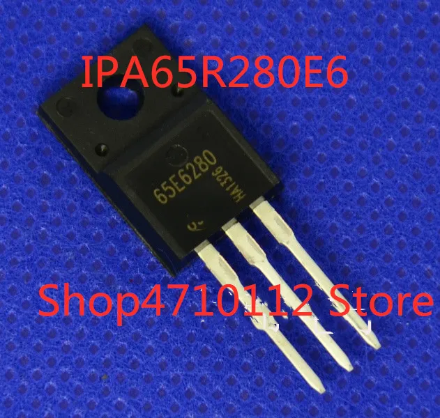 Бесплатная доставка 10 шт./лот Новинка 65E6280 IPA65R280E6 IPA65R280 TO 220F|Аксессуары для батарей