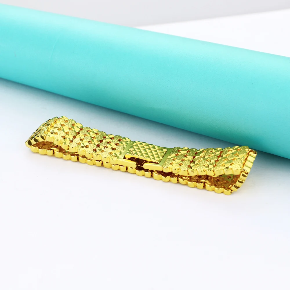 Новый 925 серебряный цвет золотистый браслет для мужчин Простой Личность рок