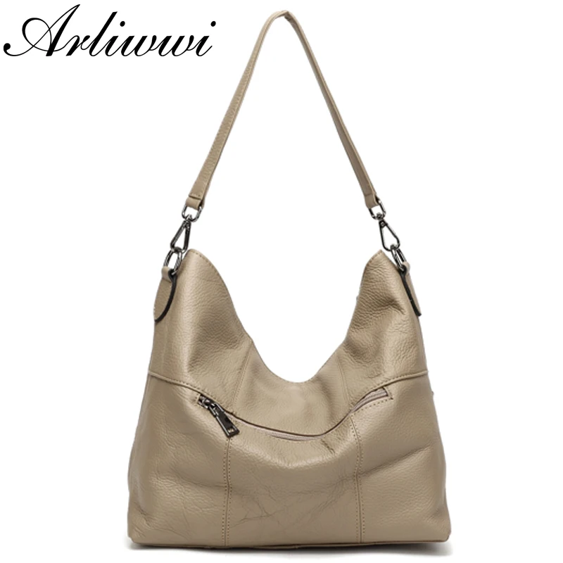 Arliwwi 100% настоящая коровья кожа дизайнерская женская сумка через плечо очень
