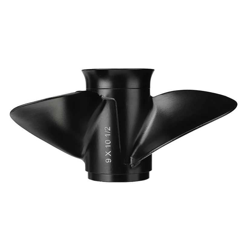 

Aluminum Boat Outboard Propeller 9X10 1/2 8 Spline Tooth 3 Blade Propeller for Mercury 6-15HP 48-828158A12