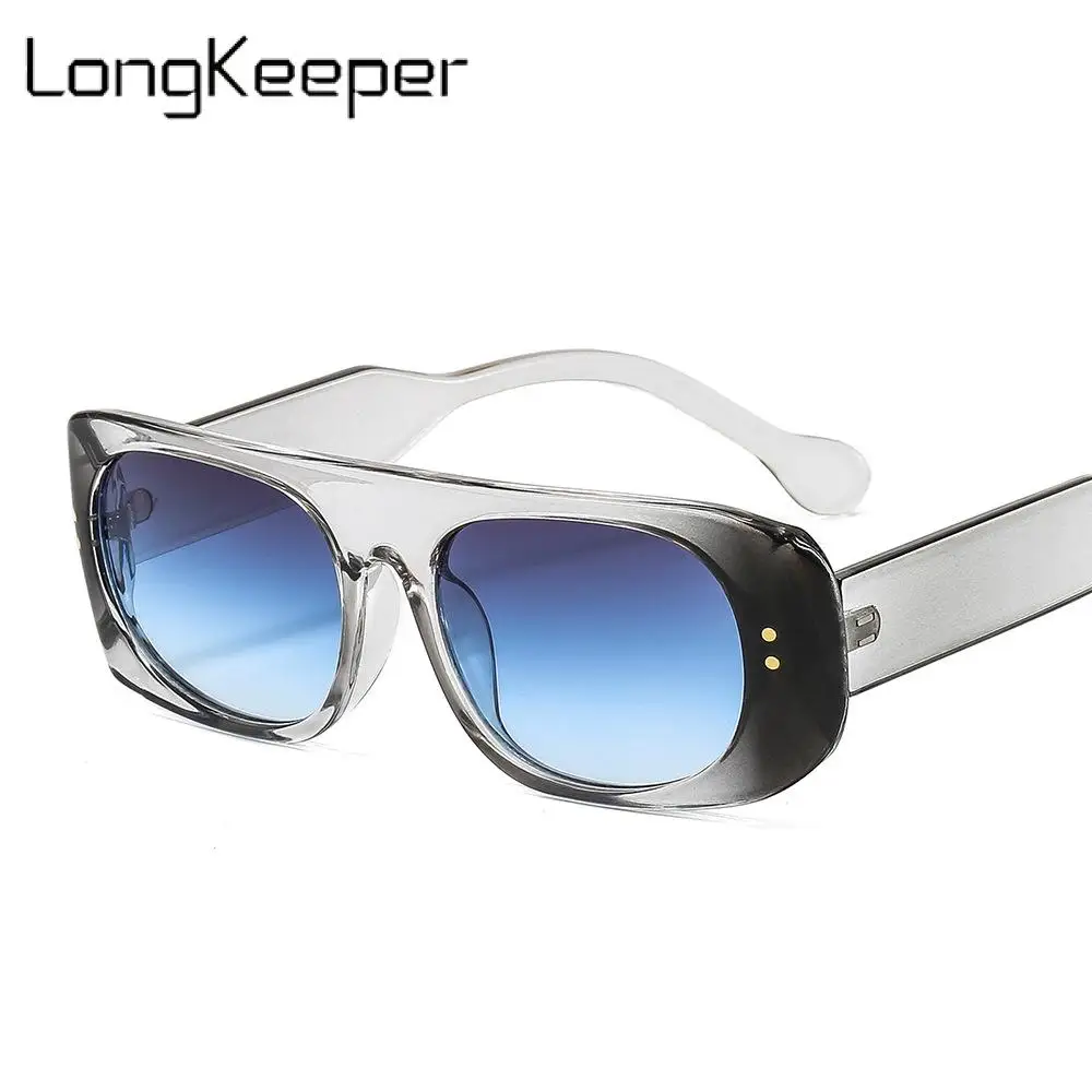 

Солнечные очки в стиле панк женские, прямоугольной формы, с плоским верхом, роскошные небольшие винтажные солнечные аксессуары «кошачий гл...