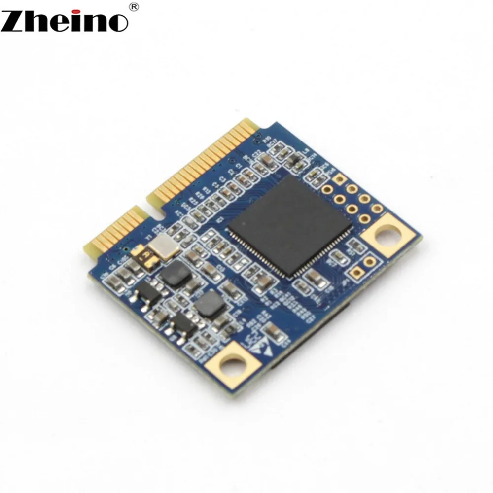 Zheino, Половинный размер mSATA, 128 Гб SSD, 2D MLC, Mini PCIe, половина mSATA3, Внутренний твердотельный накопитель, 16 ГБ, 32 ГБ, для планшета, ноутбука, мини-ПК