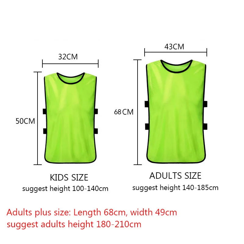 5 шт./лот футбольный жилет с персонализированным именем команда по футболу