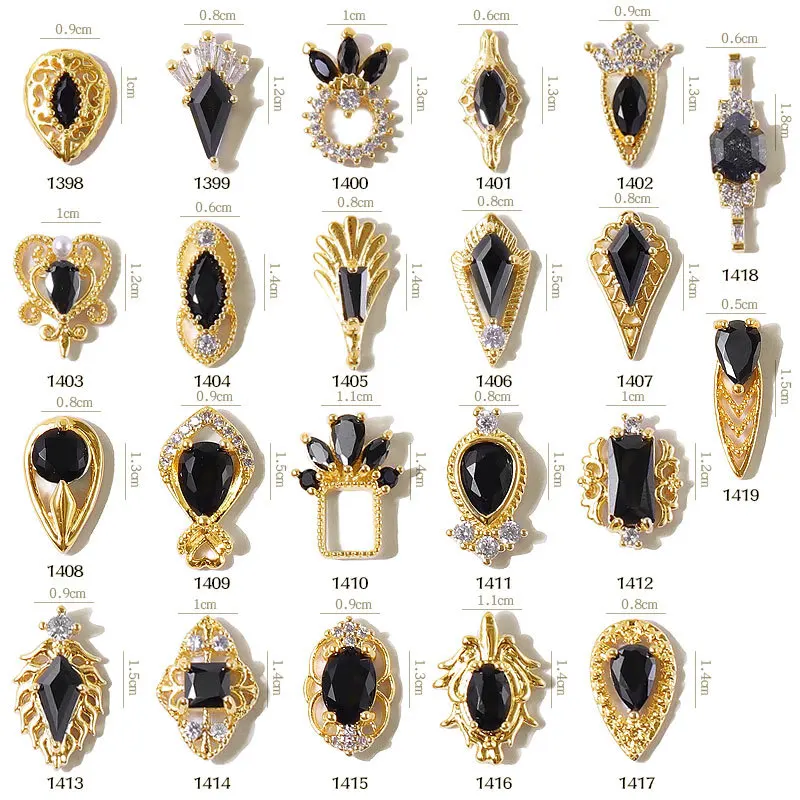 3 шт./компл. ногтя украшения из сплава с Стразы Жемчуг С кристалалми и стразами