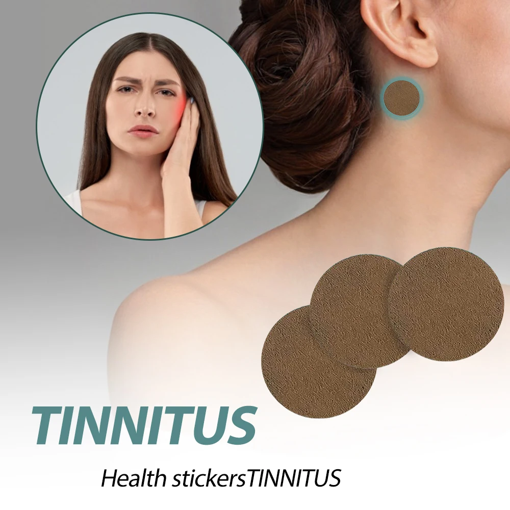 

10 PCS Tinnitus Relief Treatment Ear Patch - Tinnitus Patch Tinnitus Treatment Patch for Ear Pain Protect Hearing Loss Sticker